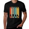 Lets Rock Vintage Retro Tshirt Daily Wear Print Tshirt
