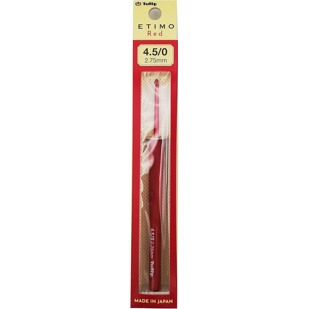 Tulip Etimo Red Crochet 4.5/0 TED450