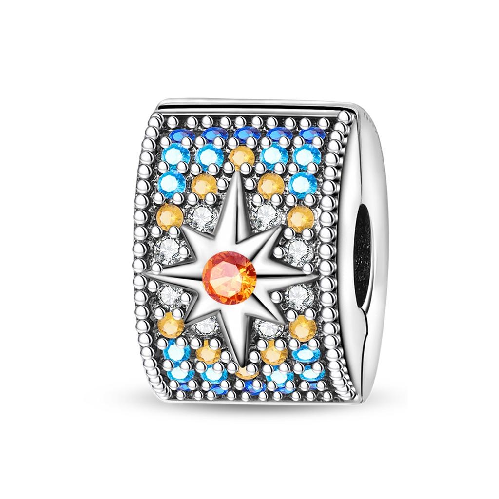 2026 Submarine Shell Perfume Sun Rainbow Charm Charm Beads DIY Jewelry Accessories Bracelet 925 Silver Girl