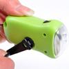 Mini LED Hand Crank Dynamo Solar Power Flashlight Portable Energy Saving Flashlight Camping