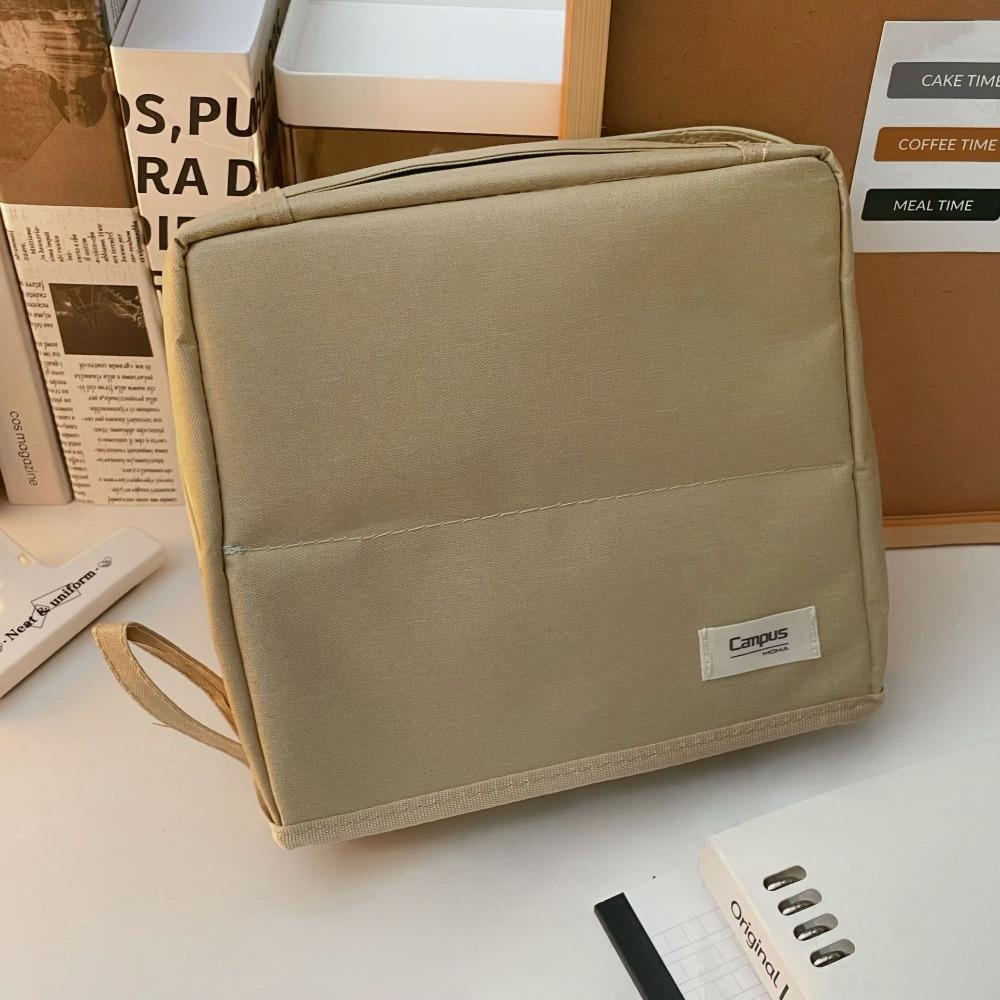 

Разделенная косметичка, сумка для ручек, сумка для хранения средств по уходу за кожей, карман для макияжа, пенал, женская бежевый