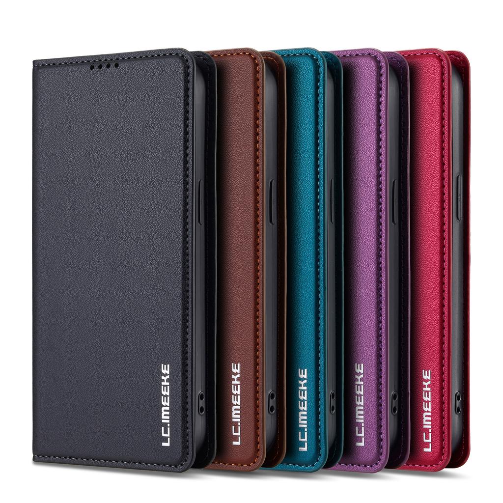 Flip Magnetic Cards Solt Wallet Leather Case For IPhone 16 Pro Max 15 Plus 14 13 12 11 SE4 XS XR Book Business Bag Stand Cover