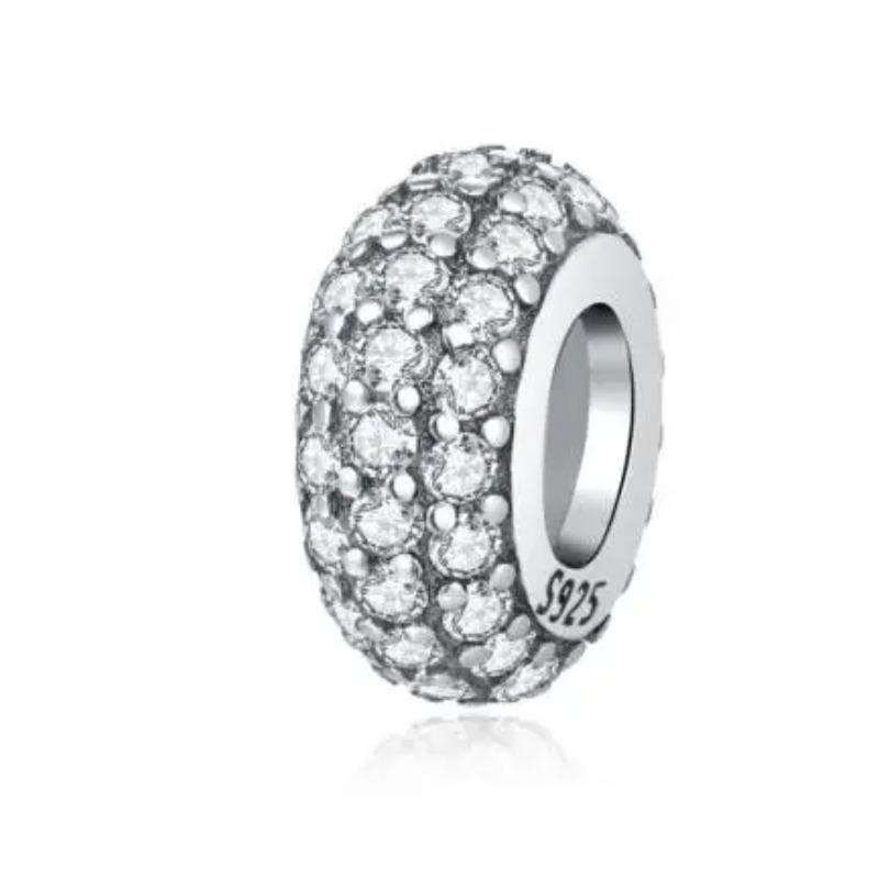 New Hollowed Out Heart-Shaped Charm Bead Fits Perfectly With Original Decorative Bracelet Women'S Jewelry Amulet Copper