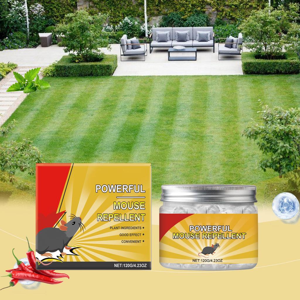 Ratten Insekten Abwehrcreme Für Zuhause, Draußen, Innen, Hof, Einfach Zu Verwenden, Scharfer Geruch, Hat Eine Ratten- Und Beruhigende Wirkung.1box