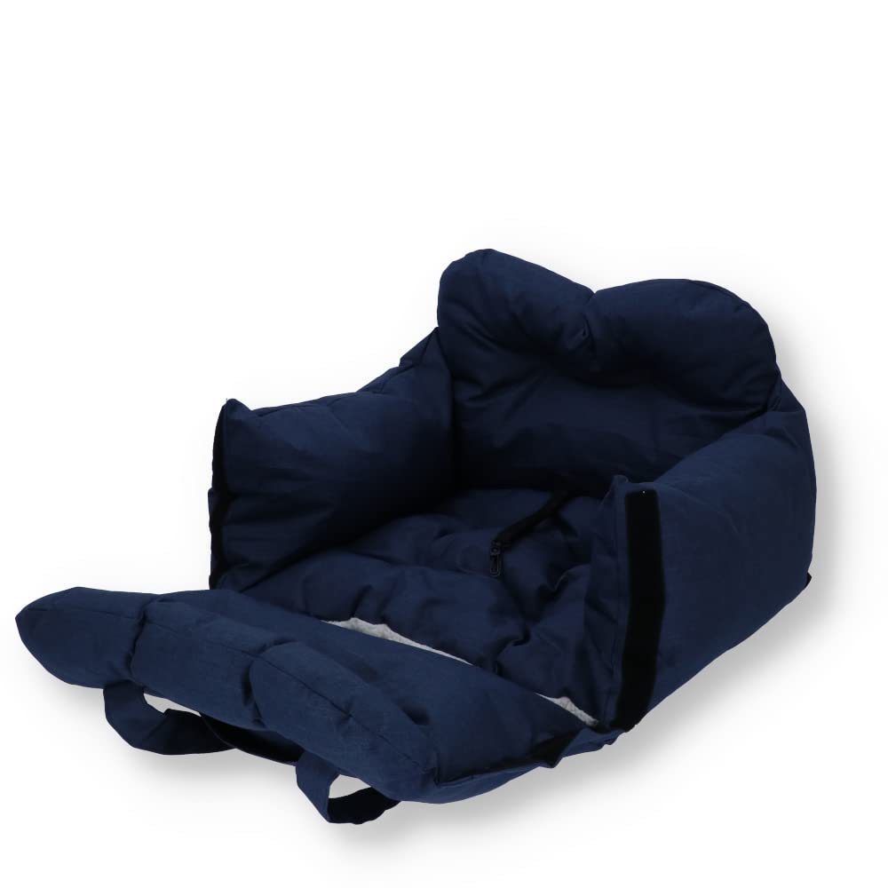 Three Arrows PiPi Drive Carry for Dogs and Cats Bed, Navy,