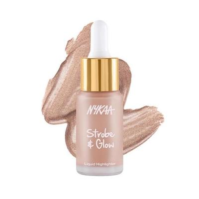 Nykaa Strobe & Glow Highlighting Liquido in Crema - Glazed Bronze