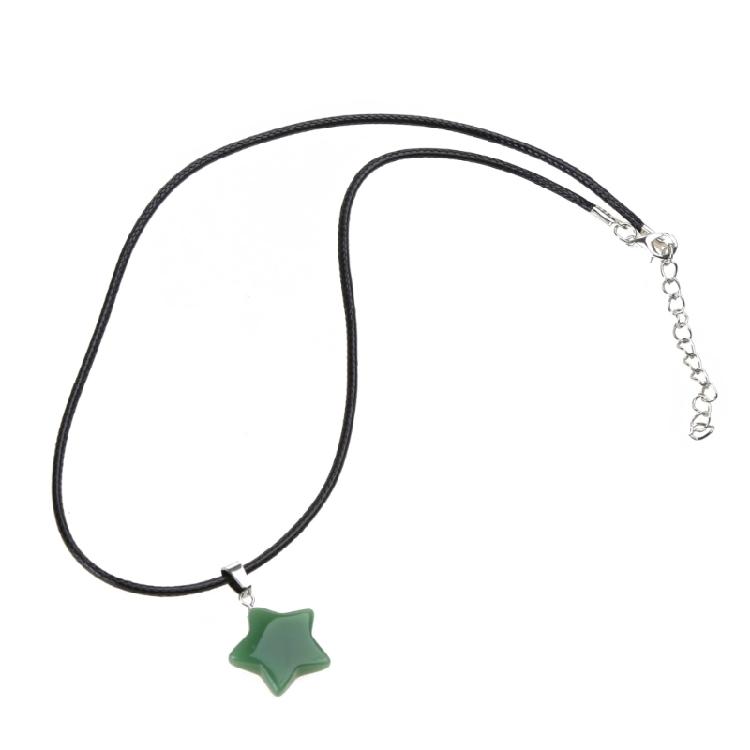 Natural Stone Star Aesthetic Necklace Fashion Simple Clavicle Chain Women Girls