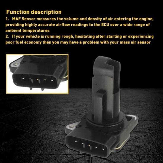 Mass Air Flow Sensor MAF For 2003-2008 Toyota Corolla Matrix 18L 22204-22010 EA