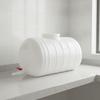 FoodGrade Barrel with Lid | Secure Lidded Opening, Food Grade Storage Barrel, for Utility Room White