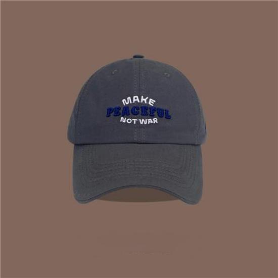 Männer und Frauen Allgemeine Baseballkappe Einfacher Buchstabe Gestickte Baseballkappe Lässige und vielseitige Paar-Sonnenschutz-Entenzungenkappe