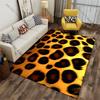 Leopard Fur Pattern Design Carpet Yoga Living Room Room Decor Children's Crawling Mat Doormat Area Rug Games Mat