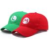 Chic Super Luigi Mario Bros Cosplay Adult Size Hat Cap Baseball Hats Costume