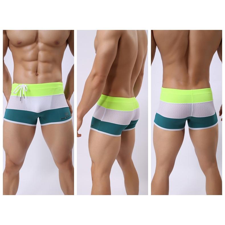 Summer Men Sport Beach Quick-drying Shorts Swimming Boxer Short Pants