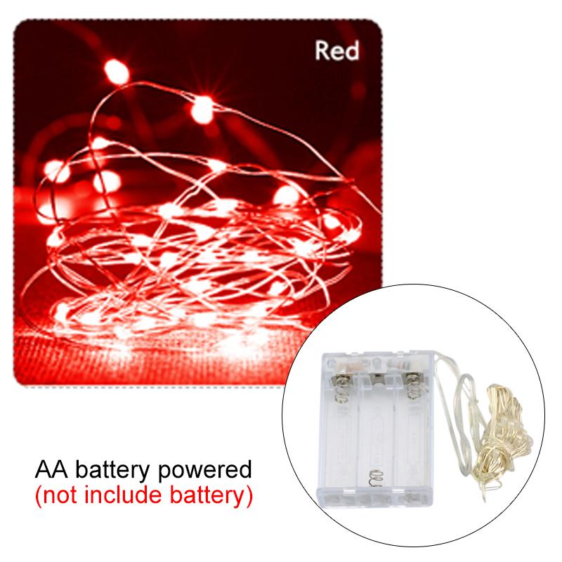 Xiaomi 2M 3M 5M 10M Kupferdraht LED Lichterketten Fee Girlande Licht Batteriebetrieben Für Weihnachten Hochzeit Party Dekoration Beleuchtung