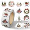 Cartoon Festival Gift Stickers - 500/Roll for Journals and Sealing