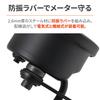 Daytona Motorcycle Meter Stay Mounting Width 45mm Mounting M10/M8 Anti-Vibration Rubber Steel Left Offset/10° Bend Black 40270