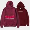 Moletom com Capuz e Ombro Caído com Estampa de Logo Feminino Tendência 2024 Sportswear, Millennium