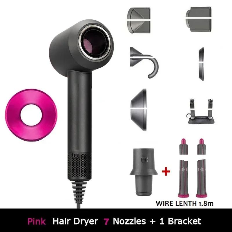 1.8m Professinal Leafless Hair Dryer Negative Lon Hair Care Quick Dry Home Powerful Hairdryer Constant Anion Blow Dryer