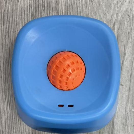Langsam-Fresser Hundeleckschale für flüssige Leckerlis mit unterhaltsamem Ball-Design Knochenbrühe Joghurt Spender für kleine Hunde Welpen
