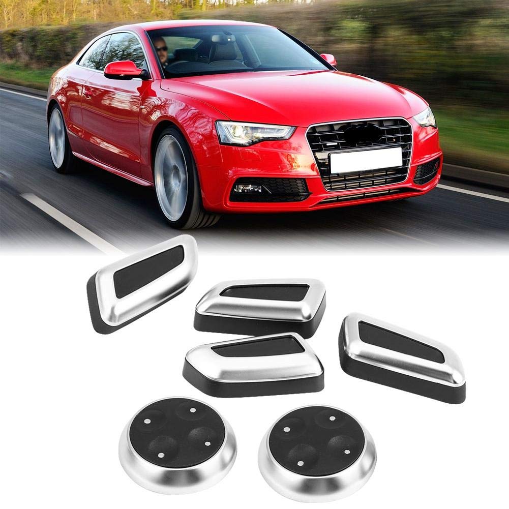 KIMISS Seat Adjustment Knob Cover Set of 6 for A3