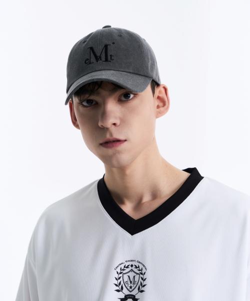 Mucent Signature Ball Cap (Dyed Gray Denim)