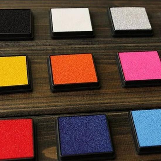 Tampone per inchiostro 4x4 cm, Dimensioni compatte (Immagine)