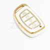 4 Button For Hyundai Sonata Ix25 I20 Creta Santa Fe Gls Reina Ix35 Grand I10 Elantra  Tucson Tpu Car Key Cover Case Keychain