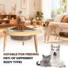 Elevated Cat Bowls Adjustable Height Raised Food Water Dish Stand Anti Vomiting Slow Feeder for Cats Dogs Small Pets Dining