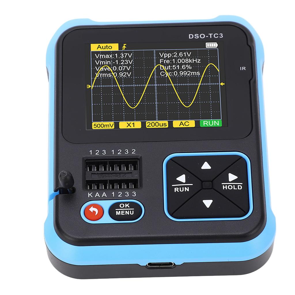 Handheld Portable Digital Oscilloscope Transistor Checker Tester Inductance Capacitance Resistance Meter Standard