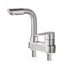 OEING Swivel Stainless Steel Dual-Hole Bathroom Faucet