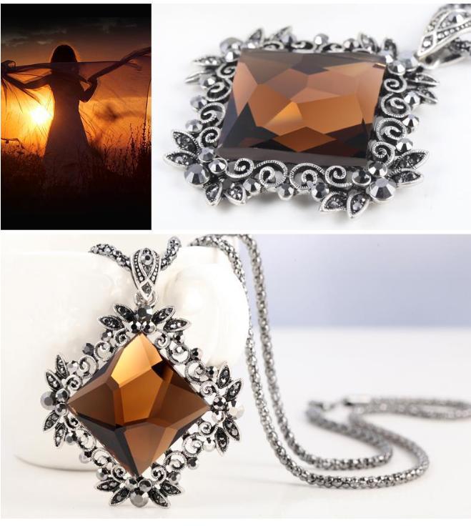 Fashion Sweater Chains, Adjustable Pendant Necklaces, Clothing Accessories