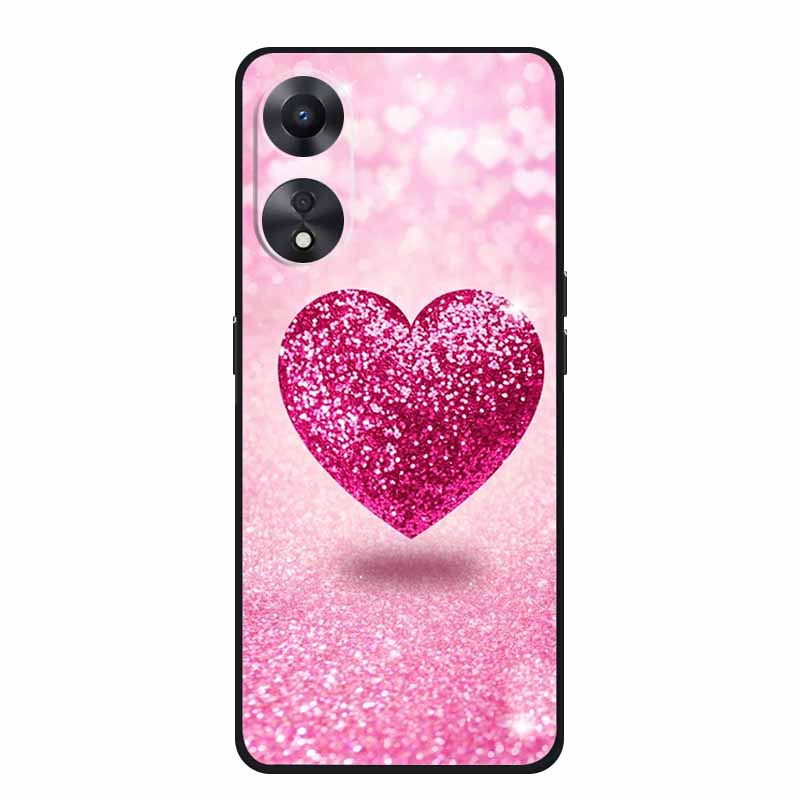 For OPPO A78 5G Case Fashion Silicone Soft TPU Back Cover For Oppo A58 A58X 5G OPPOA78 5G Phone Cases Shockproof CPH2483 Fundas