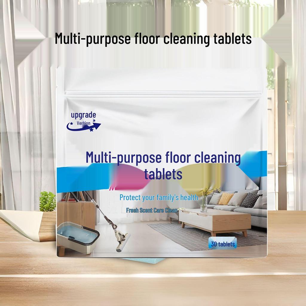 Instant Dissolving Fresh Scent Floor Cleaning Sheets: Multi-Effect Stain and Descaling for Daily Household Use