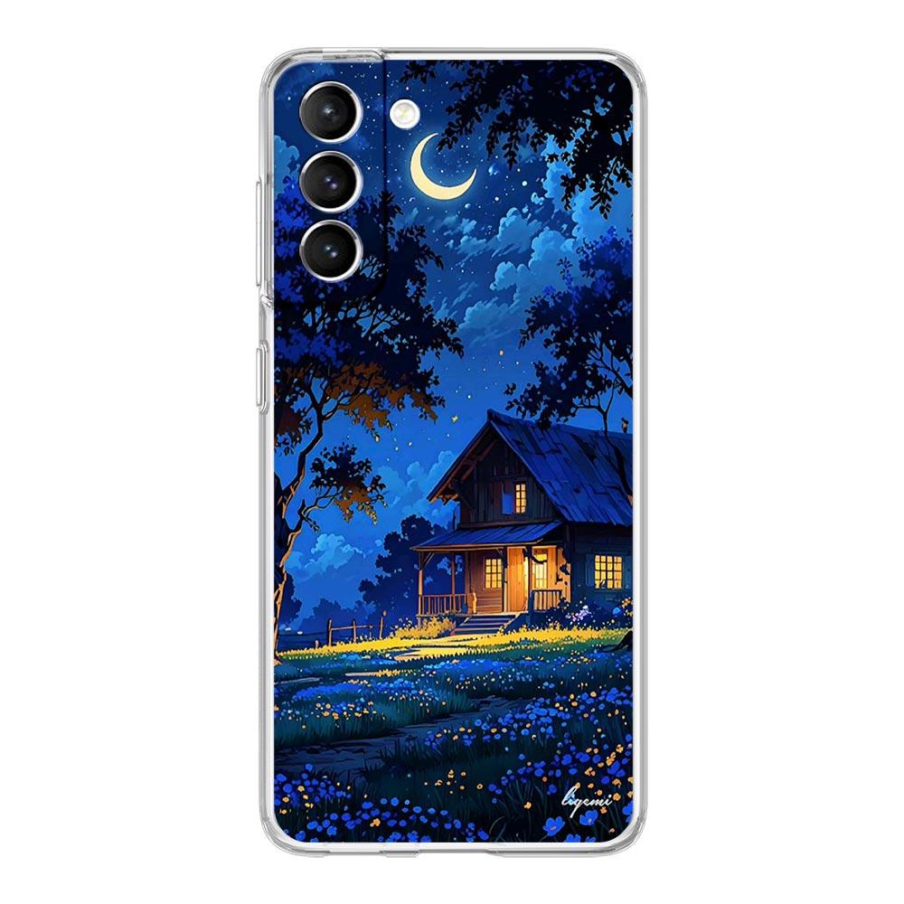 Phone Case For Samsung Galaxy S25 S24 S23 FE S22 Ultra S20 S21 5G S10 S9 Plus S10E S8 Soft Clear Cover Landscape Art