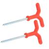 2pcs Ice Fishing Rod Holders Ice Drill Augers Winter Fishing Tent Pegs Nail Outdoor Fishing