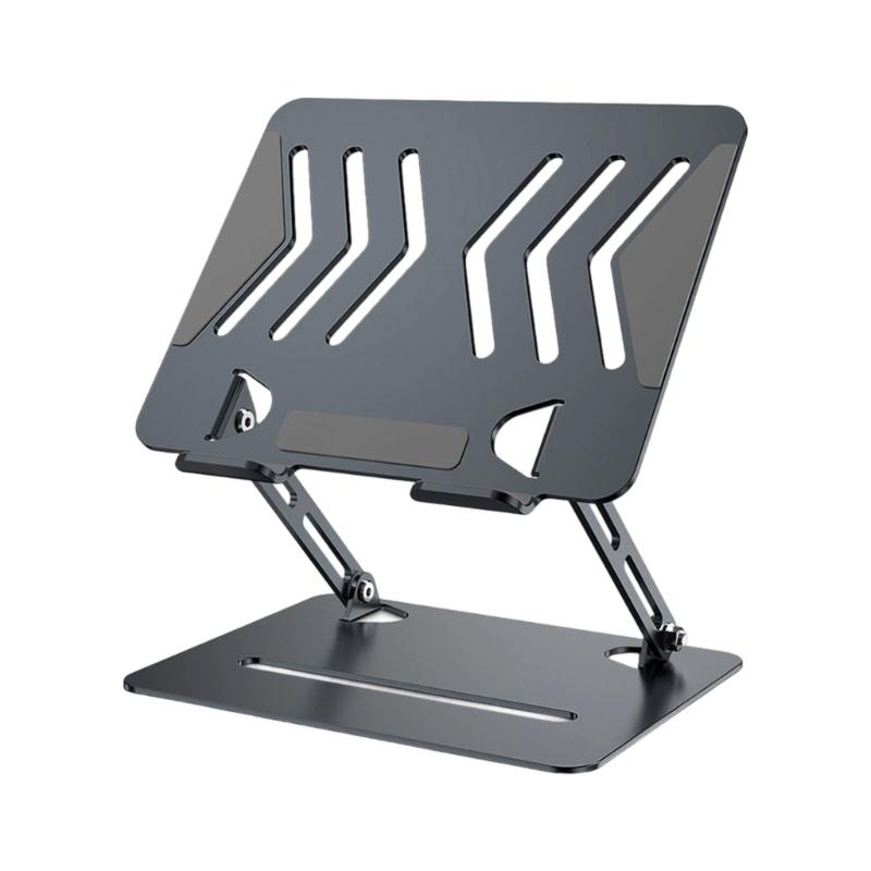 Carbon Steel Tablet Holder Stand Portable Foldable Desktop Bracket Support Stand For Tablet Laptop Desktop Holder серый