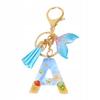 Ecarla Keychain Letter A Mermaid's Tail, Seashells Brl353A