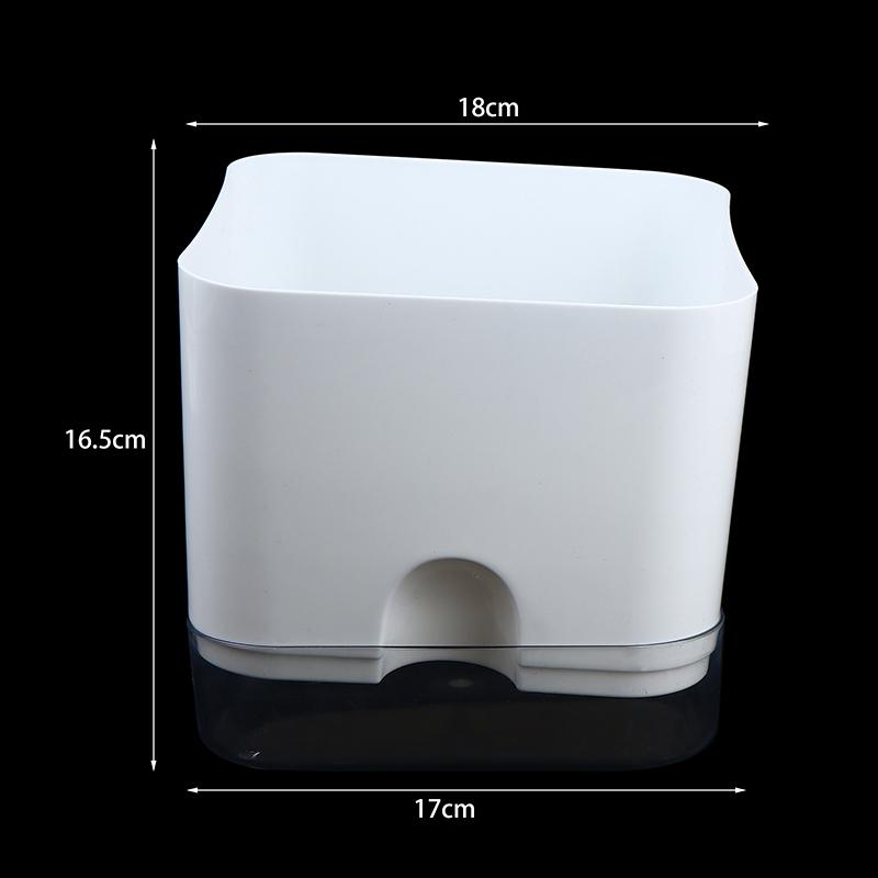 New Self Watering Plant Pot Magnetic Plastic Self-absorbent Cotton Rope Flowerpot For Double-deck Lazy Plant Pot Garden Supplies