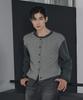 Laurantseoul Layered Wool Knit Cardigan(Charcoal)