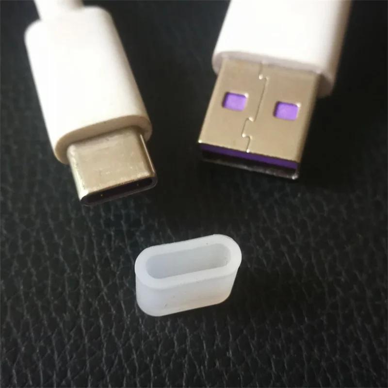 20pcs Silicone USB-C Dust Plug- Dustproof Protective Cover for Type-C Charging Port Silicone Cover for Data Cable2