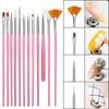 Clou Beaute Kristall Acryl Nail Art Pinsel DIY Nagel Malen Schnitzen UV Gel Verlängerung Malpinsel Linien Liner Maniküre Werkzeuge