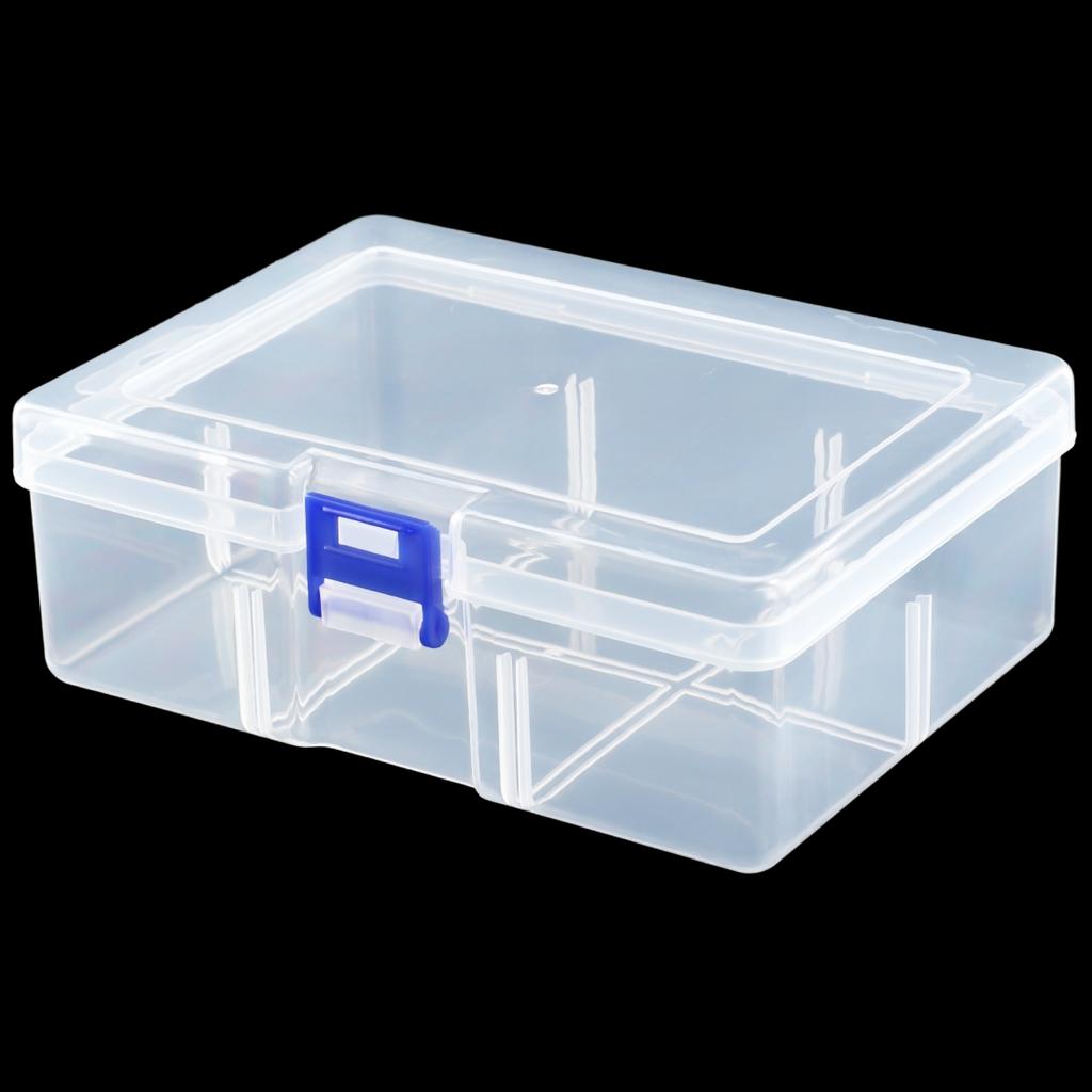 Container Storage Box Dustproof Organizer Necklaces Earrings Transparent