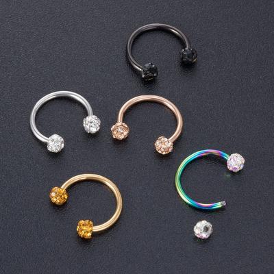 Lippenpiercing-Halterung, Männer, Geschenke, Frauen, Piercing, Nasenring, Körperschmuck, Edelstahl, Septumringe