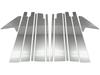 BRIGHTZ Finish Stainless Steel Pillar Panels with Visor for NHP160V NHP Probox Hybrid Ultra-Mirror (12-Piece Set) [PIL-SIL-446] NHP160, P160,