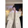 2 Autumn and winter thickened and lengthened suit collar coat imitation mink plush imitation fur jacket women's clothing plus cotton tide