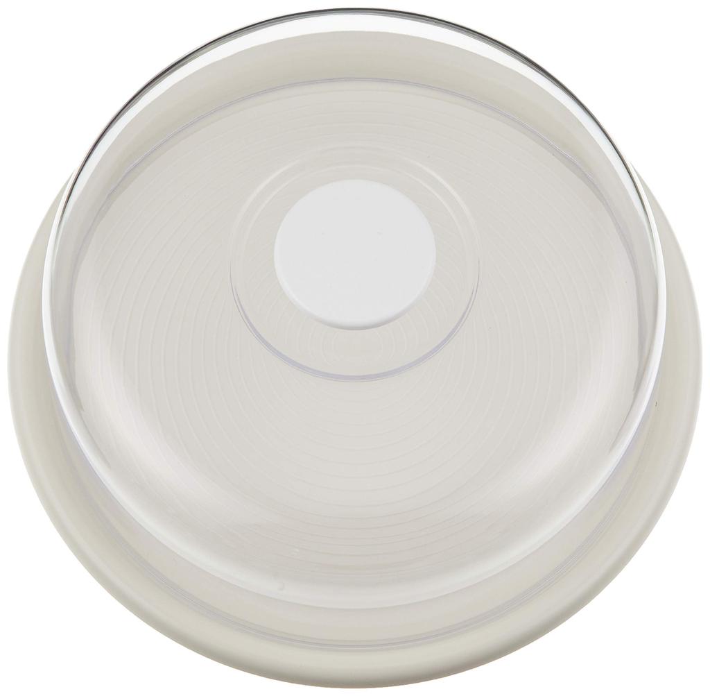 Akebono Sangyo Cake Hood Round Cake White Medium 12 Inches Made In Japan Commercial Products Cover and Tray Set Mat Can Be Removed and Washed Lovely