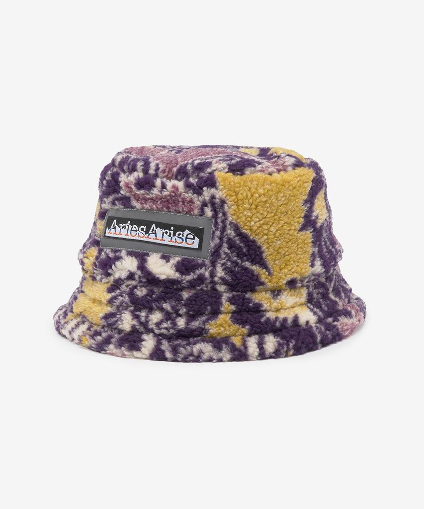 ARIES Flare Fleece Bucket Hat - Multi:Black / Ftar90012Mb