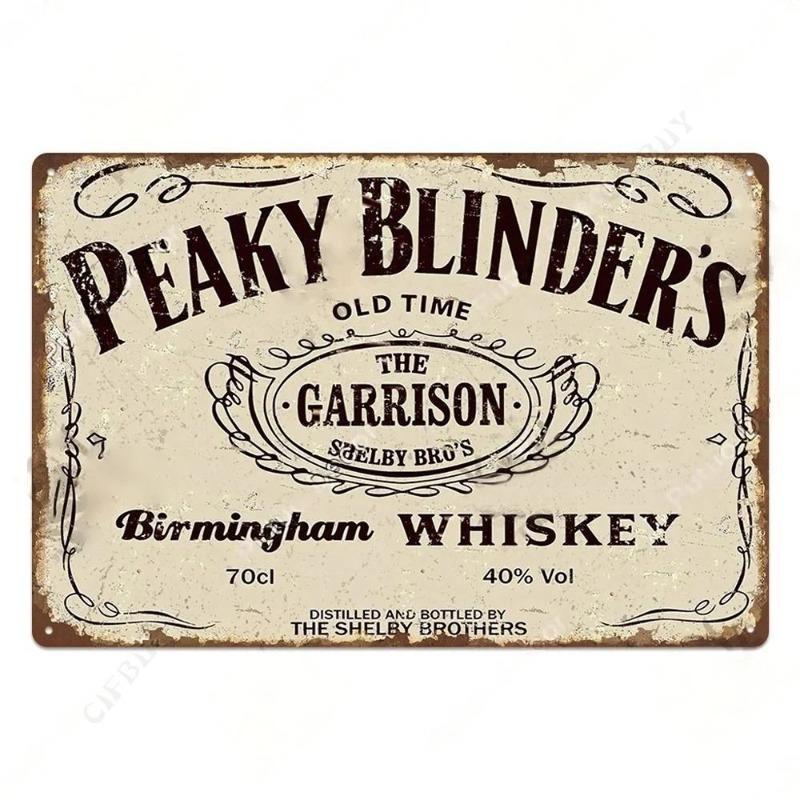 Bar Decor Metal Posters, Wall Sign Plaques 20x30cm