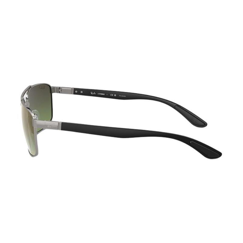 RAYBAN Temple Logo Metal Square Sunglasses Unisex Couple Style Multicolor / 60 0RB3737CH-