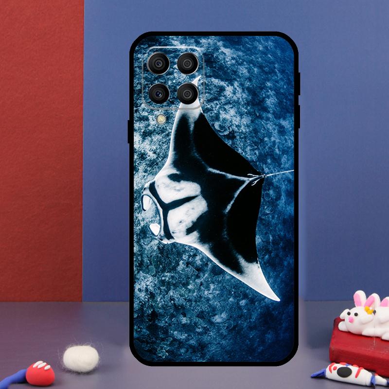 Animal Manta Ray For Samsung Galaxy M15 M55 M33 M13 M23 M53 M31 M51 M14 M34 M54 M20 M30s M52 M32 Phone Case
